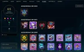 Conta Diamante 4. Criada em 2020. LVL 68.