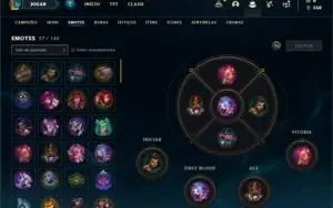 Conta Platina 4 com 33 Champs e 5 Skins +1 Fragmento
