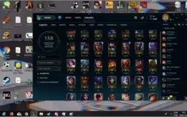 CONTA LOL GOLD 4 9 SKINS COM MUITOS CAMPEOES