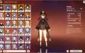 AR 58 - Raiden+Hutao+Zhong e + 6 T5 Limitados + 8 Armas T5