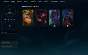 Conta League of Legends | Platina II | Skin Ultimate