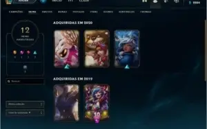 Conta League of legends
