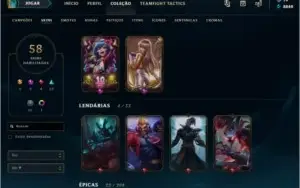 CONTA LEAGUE OF LEGENDS