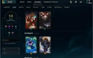 CONTA LEAGUE OF LEGENDS