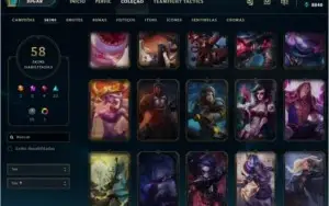 CONTA LEAGUE OF LEGENDS
