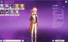 [AR-15] Conta genshin Yae miko + 2000 gemas