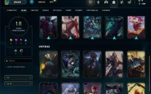 Prata 4 com 45 Champs e 18 Skins + 1 Fragmento