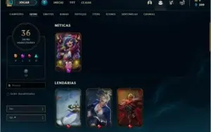 Vendo conta League of legends