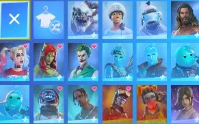 conta fortnite com muitas skins