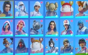conta fortnite com muitas skins