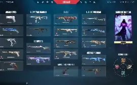 Conta Valorant Diversas Skins + Chaveiros Imortal