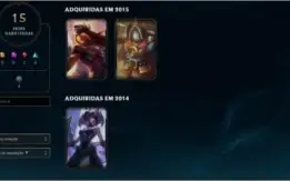 Conta com 3 skins rarrisimas!