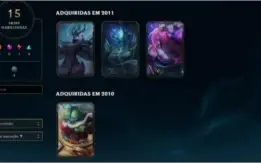 Conta com 3 skins rarrisimas!