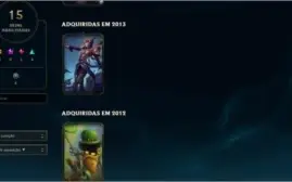 Conta com 3 skins rarrisimas!
