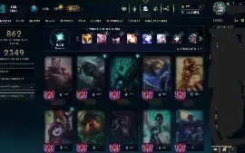 Conta Gold 223 Skins Todos os champs +15 Maestrias