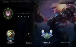 Conta lol diamante 5 com 54 skins