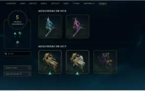 Conta lol diamante 5 com 54 skins