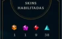 Conta League of Legends Gold 3 - Mais de 2000 Reais em Skins