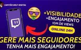 [Promoção] 1K Seguidores Twitch R$ 2,99 | Envio Imediato 🔥