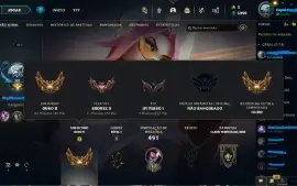 conta de lol gold2 +de 400 skins quase todos os champs