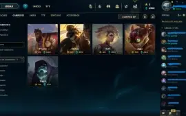 conta de lol gold2 +de 400 skins quase todos os champs