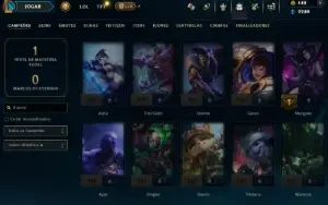 Conta Lol, 5 Skins, Upada Na Mao, 2.240 Ea, Honra 3, Lvl 23
