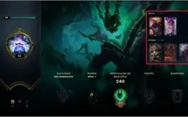 CONTA LOL | UNRANKED | LVL 44 | 55 CHAMPS & 5 SKINS