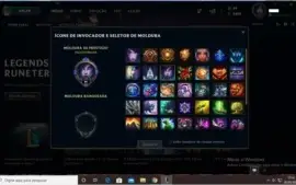 Conta Prata 4 I 8 SKINS I 38 CHAMPZ.
