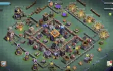 Clash of Clans cv 10 completo e 5500 gemas
