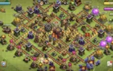 Clash of Clans cv 10 completo e 5500 gemas