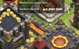 Clash of Clans cv 10 completo e 5500 gemas