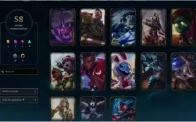 Vendo conta platina lol com email