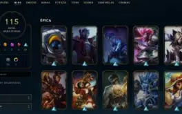 Conta League of Legends Full Acesso - 109 Champs e 115 Skins