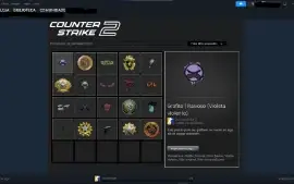 Counter-Strike 2 Prime Com Medalhas Raras E Antigas
