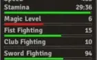 EK LVL 105 MEDIVIA - LEGACY - SKILLS 94/92 + ITENS.