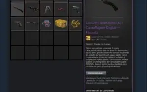 Conta CSGO com CANIVETE BORBOLETA e LUVA