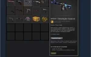 Conta CSGO com CANIVETE BORBOLETA e LUVA