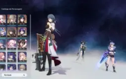 Honkai Star Rail nível 28 Blade + Ruan Mei + Loba Prateada
