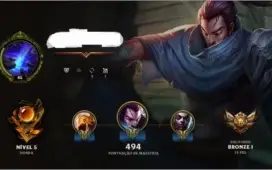 Conta de league of legends