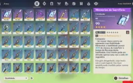 Conta AR16 Hutao + Raiden Shogun + Qiqi + Mona