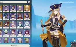 Conta genshin impact raiden c2, navia + bis, ayaka + bis