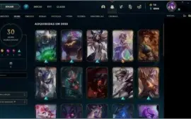 Conta de League of Legends unranked sem email confirmado