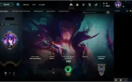 Conta de League of Legends unranked sem email confirmado