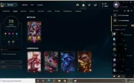 Conta League of Legends (92 campeões) Gold 3