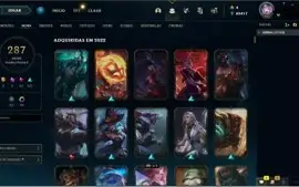 Conta League of Legends ( 287 skins todos os champs )