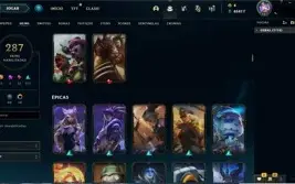 Conta League of Legends ( 287 skins todos os champs )
