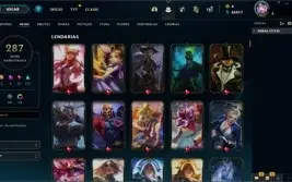 Conta League of Legends ( 287 skins todos os champs )
