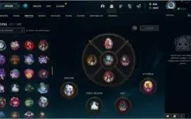 Conta de LOL com todos os campeões, 297 skins e mmr alto