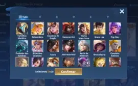 Conta Honor Of Kings 134 Skins