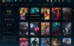 Conta league of legends platina